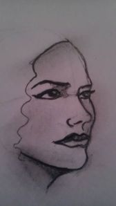 Author's sketch of Ivory Blaque 2